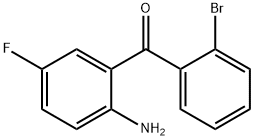 Methanone, (2-amino-5-fluorophenyl)(2-bromophenyl)- 化学構造式