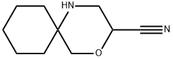 4-Oxa-1-azaspiro[5.5]undecane-3-carbonitrile Structure