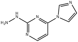 2-Hydrazinyl-4-(1H-imidazol-1-yl)pyrimidine Structure