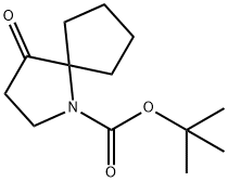 4-氧代-1-氮杂螺[4.4]壬烷-1-甲酸叔丁酯,1540034-11-4,结构式