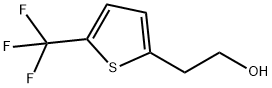 2-Thiopheneethanol, 5-(trifluoromethyl)- Structure