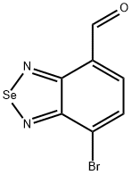 2,1,3-Benzoselenadiazole-4-carboxaldehyde, 7-bromo- Structure