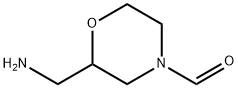 4-Morpholinecarboxaldehyde,2-(aminomethyl)- Struktur