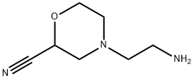 2-Morpholinecarbonitrile,4-(2-aminoethyl)- Structure