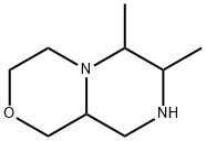 Pyrazino[2,1-c][1,4]oxazine, octahydro-6,7-dimethyl- Struktur