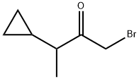 2-Butanone, 1-bromo-3-cyclopropyl- Structure