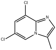 Imidazo[1,2-a]pyridine, 6,8-dichloro-3-methyl- 结构式