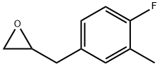 Oxirane, 2-[(4-fluoro-3-methylphenyl)methyl]- Structure