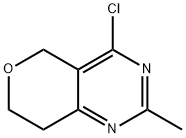5H-Pyrano[4,3-d]pyrimidine, 4-chloro-7,8-dihydro-2-methyl- Struktur