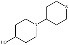 4-Piperidinol, 1-(tetrahydro-2H-thiopyran-4-yl)- 结构式