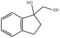 1H-Indene-1-methanol, 2,3-dihydro-1-hydroxy- Struktur
