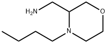 3-Morpholinemethanamine,4-butyl- Structure