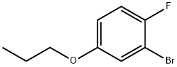 Benzene, 2-bromo-1-fluoro-4-propoxy- 结构式