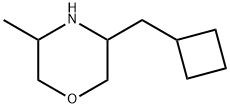 Morpholine, 3-(cyclobutylmethyl)-5-methyl- Structure