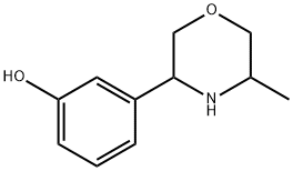 Phenol, 3-(5-methyl-3-morpholinyl)- Structure