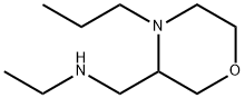 3-Morpholinemethanamine, N-ethyl-4-propyl- Structure