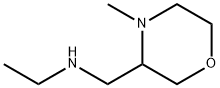 3-Morpholinemethanamine, N-ethyl-4-methyl- 化学構造式