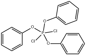 Phosphorane, dichlorotriphenoxy- Struktur