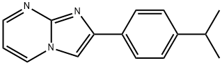 Imidazo[1,2-a]pyrimidine, 2-[4-(1-methylethyl)phenyl]-|2-(4-异丙基苯基)咪唑并[1,2-A]嘧啶