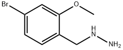 Hydrazine, [(4-bromo-2-methoxyphenyl)methyl]- 化学構造式