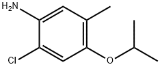 Benzenamine, 2-chloro-5-methyl-4-(1-methylethoxy)- 化学構造式