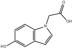 2-(5-hydroxy-1H-indol-1-yl)acetic acid,15503-72-7,结构式