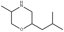 Morpholine, 5-methyl-2-(2-methylpropyl)- Structure