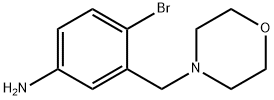 4-bromo-3-(morpholin-4-ylmethyl)aniline Struktur