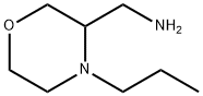 3-Morpholinemethanamine, 4-propyl- Struktur