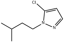 1H-Pyrazole, 5-chloro-1-(3-methylbutyl)- 结构式