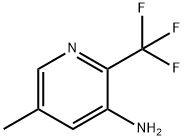 3-Pyridinamine, 5-methyl-2-(trifluoromethyl)- Structure