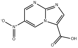 6-nitroimidazo[1,2-a]pyrimidine-3-carboxylic acid 结构式