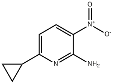 6-cyclopropyl-3-nitro-pyridin-2-amine Structure