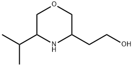 3-Morpholineethanol, 5-(1-methylethyl)- 化学構造式