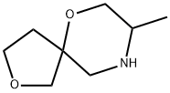 2,6-Dioxa-9-azaspiro[4.5]decane, 8-methyl- 化学構造式