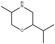 Morpholine, 5-methyl-2-(1-methylethyl)- Struktur