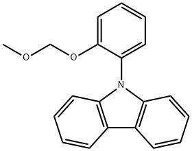 9-(2-(甲氧基甲基醚)-苯基)-9H-咔唑,1554162-51-4,结构式