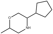 Morpholine, 5-cyclopentyl-2-methyl- Structure