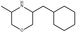 Morpholine, 3-(cyclohexylmethyl)-5-methyl- Structure