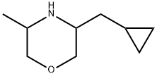 Morpholine, 3-(cyclopropylmethyl)-5-methyl- Structure