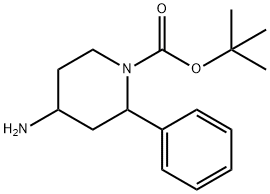 1-Piperidinecarboxylic acid, 4-amino-2-phenyl-, 1,1-dimethylethyl ester|