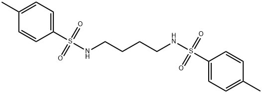 N,N'-(丁烷-1,4-二基)双(4-甲基苯磺酰胺) 结构式