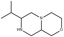 Pyrazino[2,1-c][1,4]oxazine, octahydro-7-(1-methylethyl)- 化学構造式