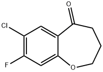 7-Chloro-8-fluoro-3,4-dihydrobenzo[b]oxepin-5(2H)-one Structure