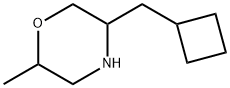 Morpholine, 5-(cyclobutylmethyl)-2-methyl- Structure