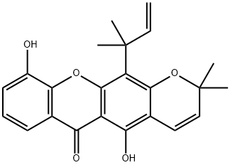 Caloxanthone C Structure