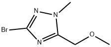 1H-1,2,4-Triazole, 3-bromo-5-(methoxymethyl)-1-methyl-|3-溴-5-(甲氧基甲基)-1-甲基-1H-1,2,4-三唑