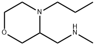 3-Morpholinemethanamine, N-methyl-4-propyl- Structure