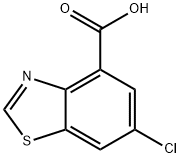 6-chloro-1,3-benzothiazole-4-carboxylic acid Struktur