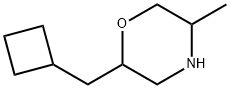 Morpholine,2-(cyclobutylmethyl)-5-methyl- Struktur